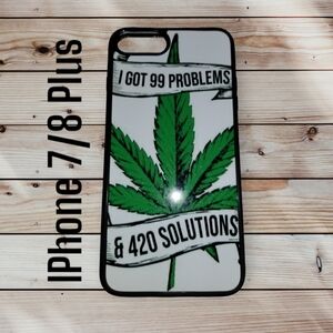 Stylish Green Leaf iPhone 7/8 Plus Case